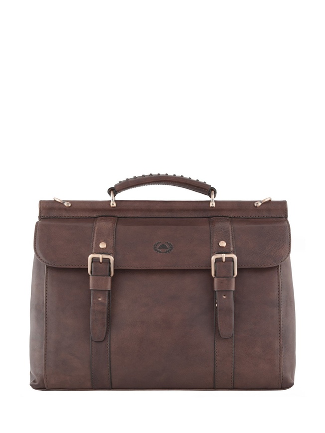 Мужской портфель-сумка из премиальной кожи коллекции 