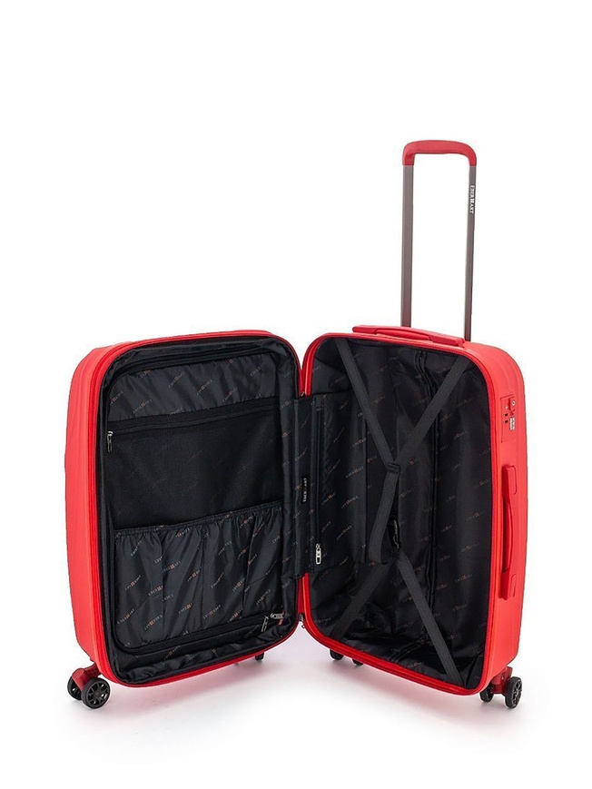 Средний чемодан на двойных амортизирующих колесах из коллекции 