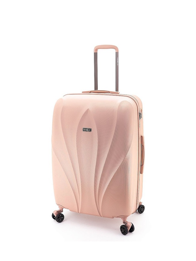 Большой чемодан на двойных амортизирующих колесах из коллекции 