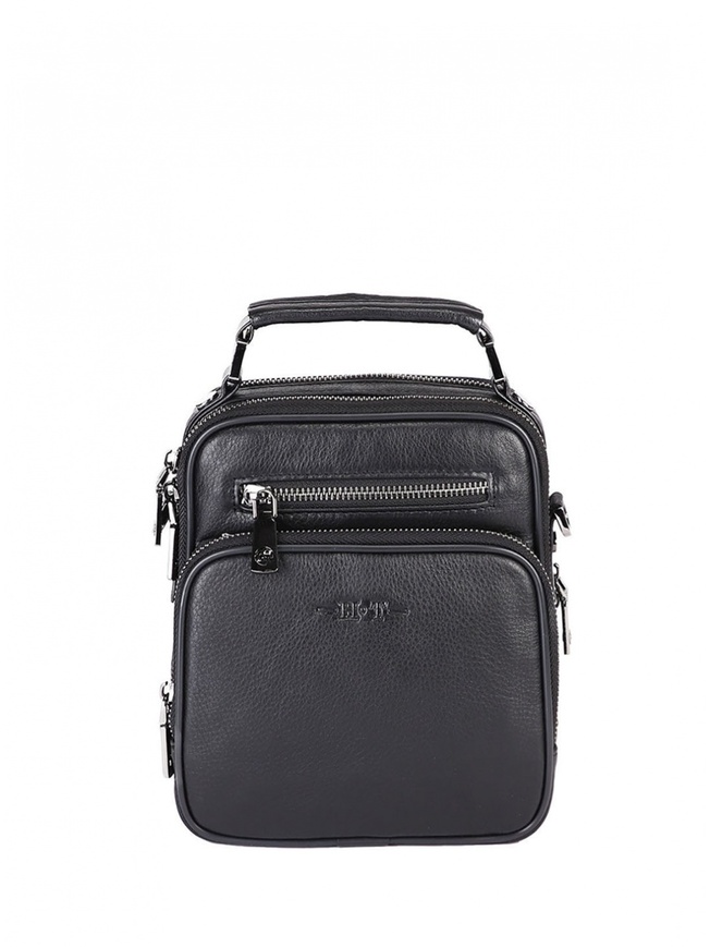 Небольшая мужская сумка через плечо из мягкой кожи