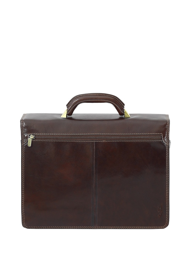 Респектабельный мужской портфель из премиальной кожи 