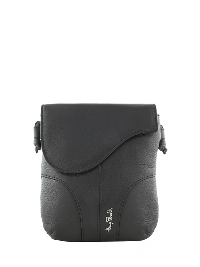 Компактная сумка через плечо из натуральной кожи коллекции 