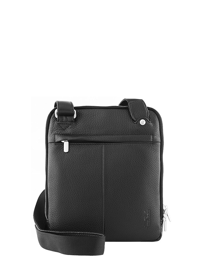 Компактная сумка через плечо из мягкой кожи