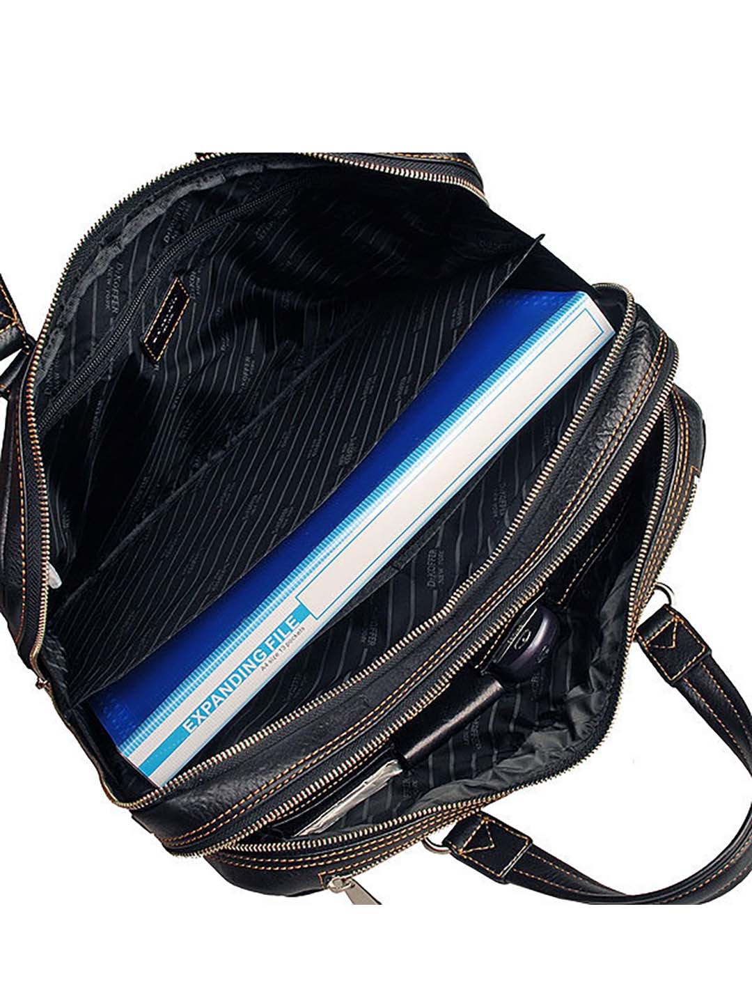 Фото Мужская деловая сумка из натуральной кожи со съемным плечевым ремнем Деловые сумки (А4)