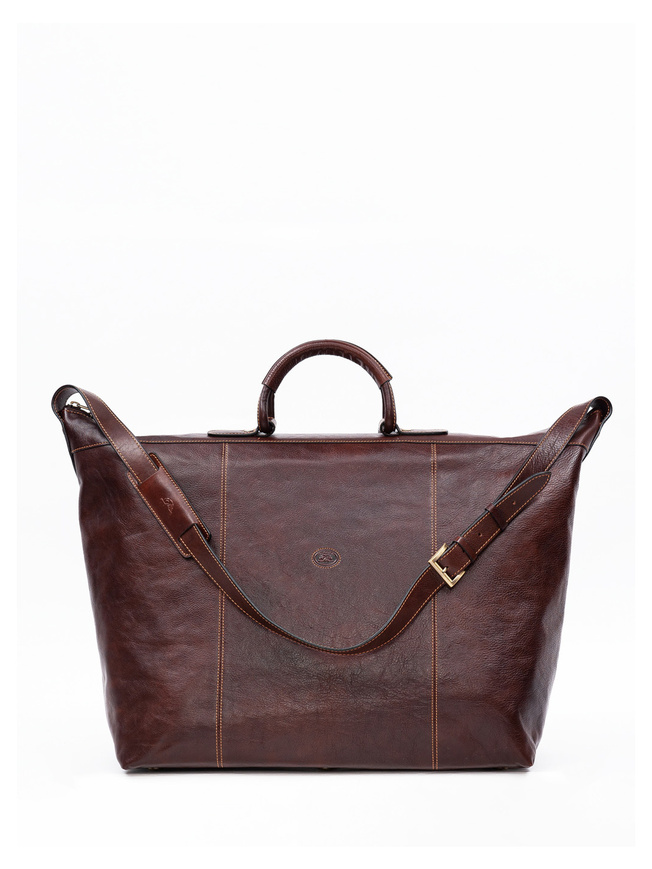 Большая дорожная сумка из премиальной кожи «Italico-Tuscania»