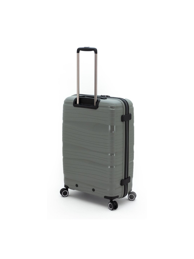 Средний чемодан на двойных колесах коллекции Flash