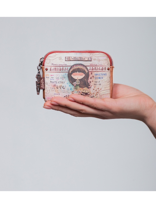 Женский кошелек с печатным принтом 