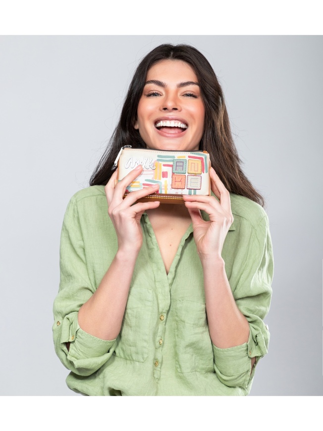 Женский кошелек с печатным принтом 