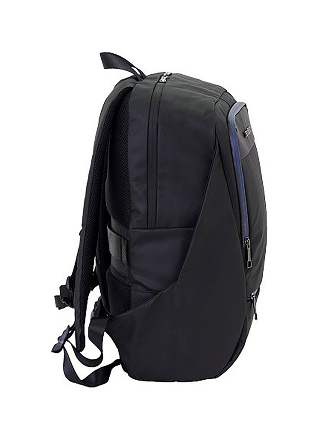 Текстильный рюкзак для ноутбука черного цвета из коллекции 