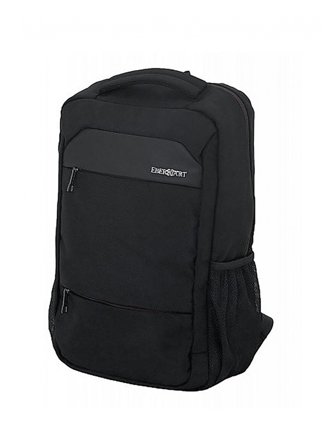 Черный рюкзак для ноутбука из плотного текстиля коллекции 