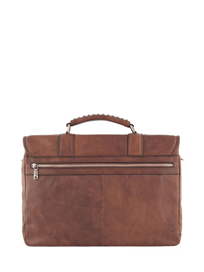 Классический мужской портфель из плотной кожи из коллекции 