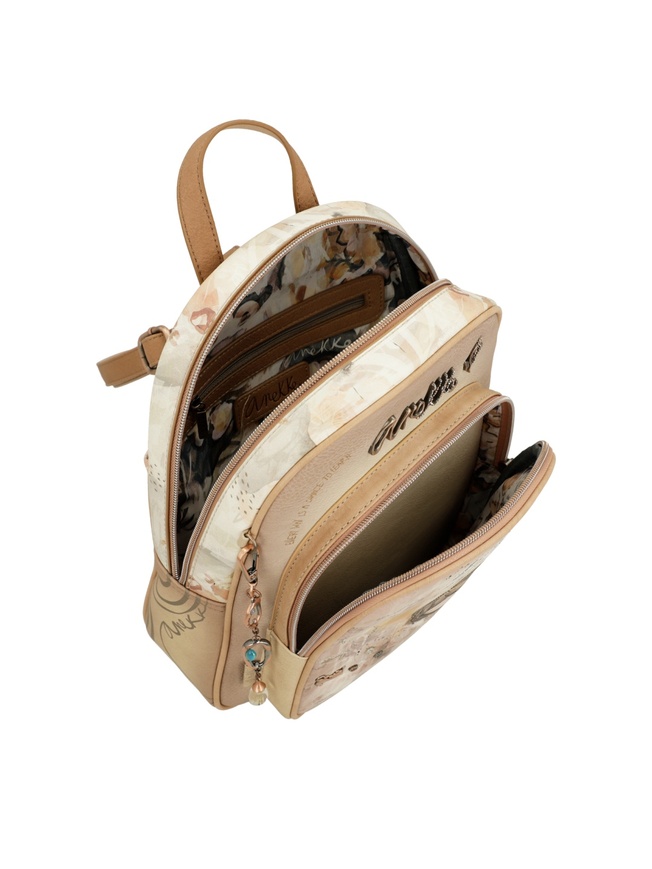 Женский рюкзак с печатным принтом 