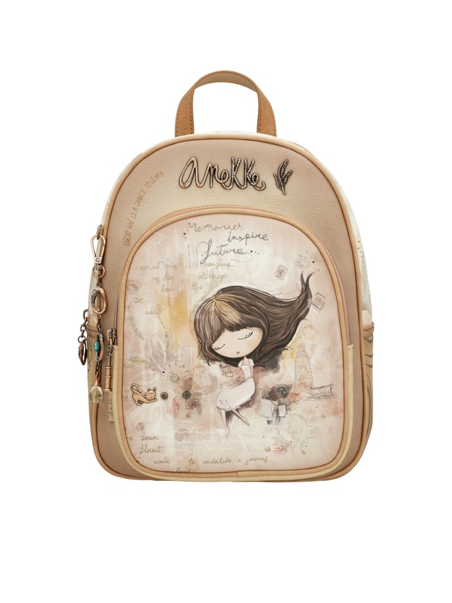 Женский рюкзак с печатным принтом 