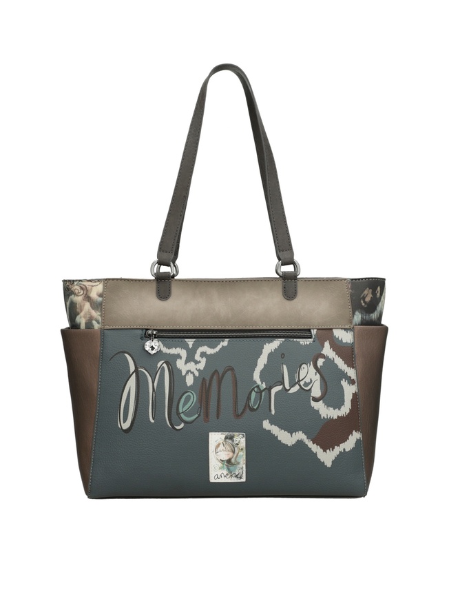 Женская классическая сумка с принтом