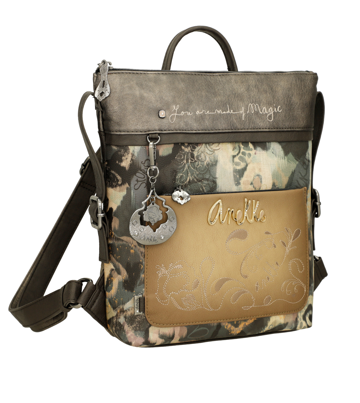 Фото Женский рюкзак с принтом Рюкзаки