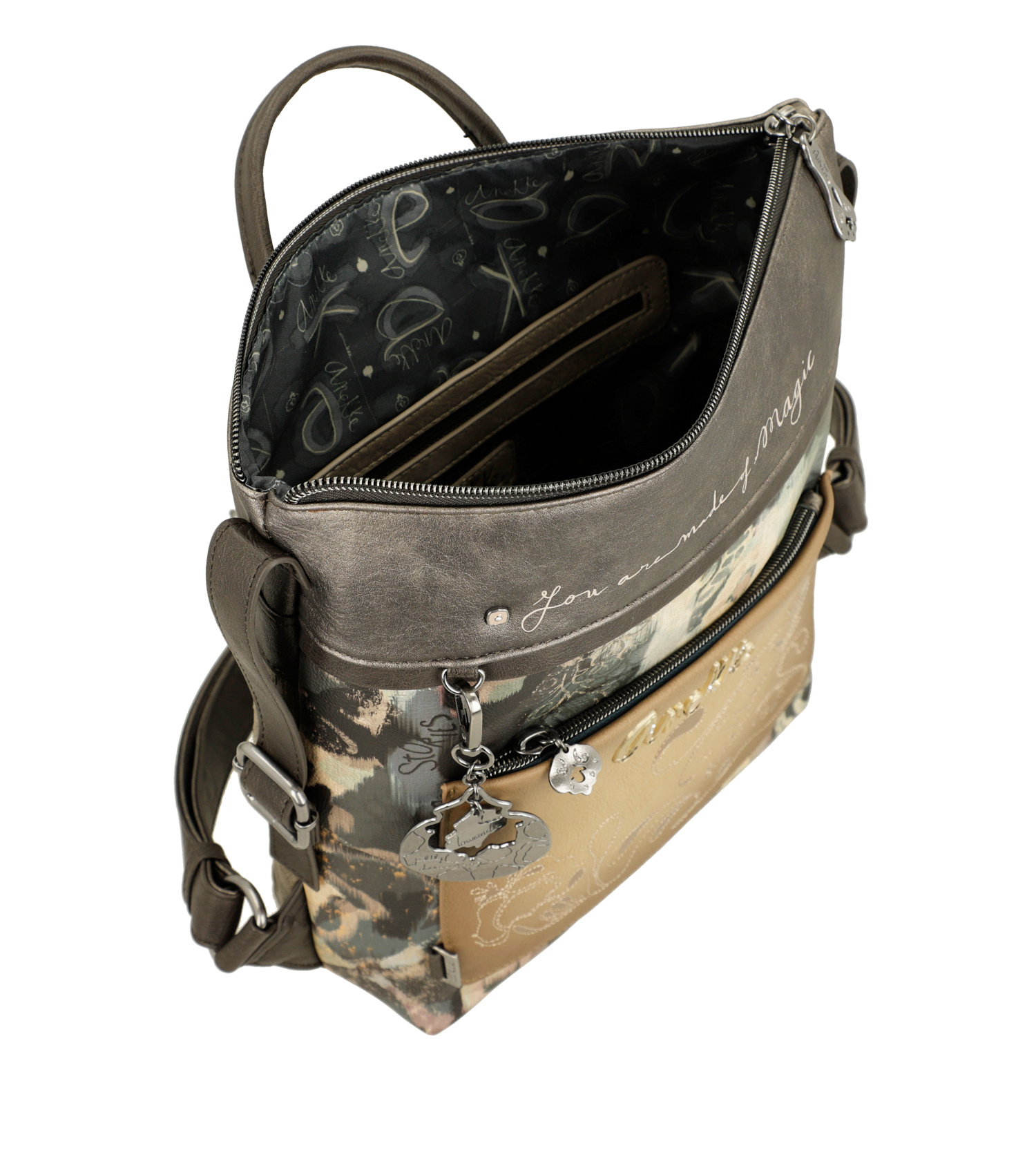 Фото Женский рюкзак с принтом Рюкзаки