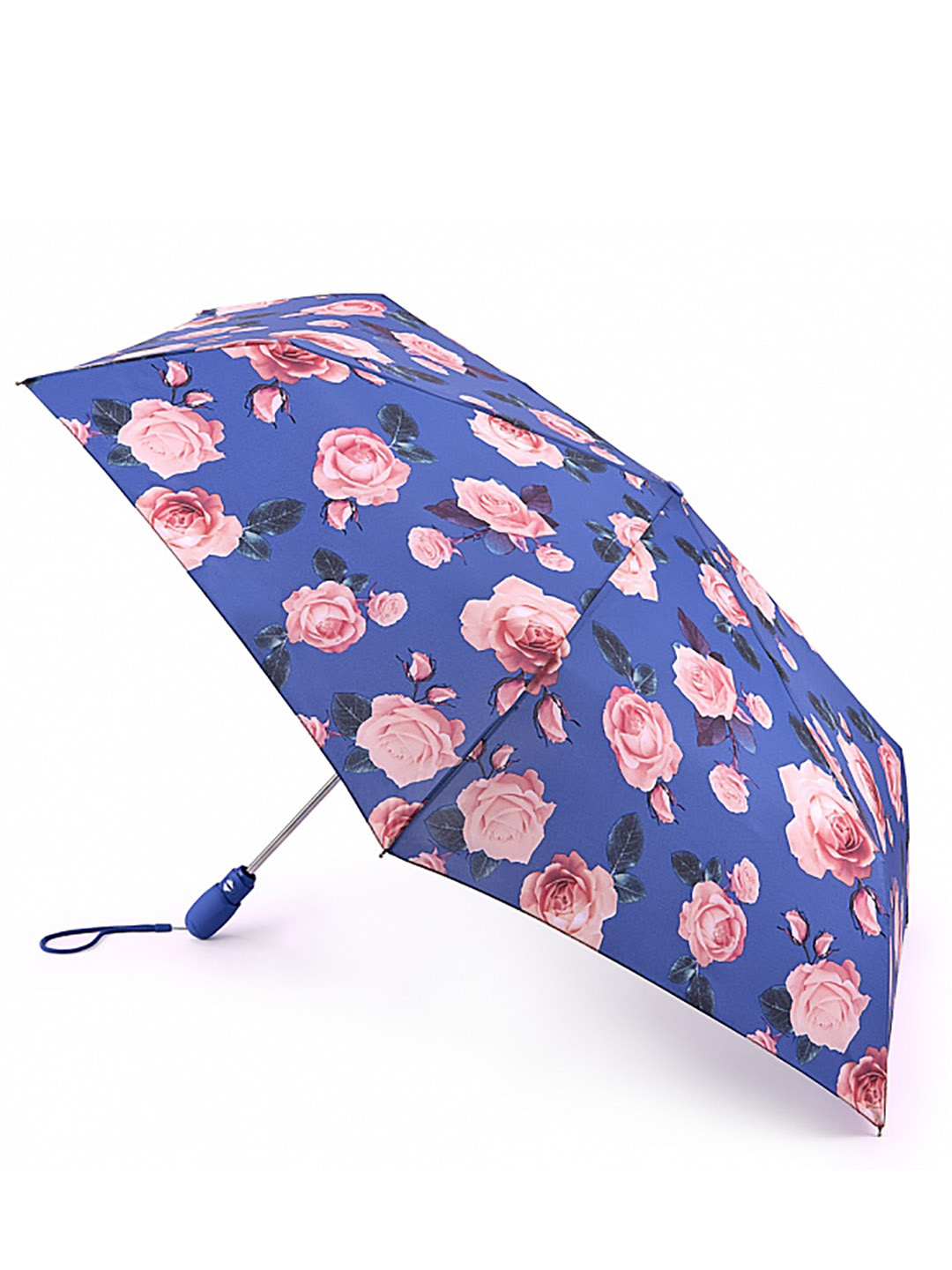 Фото Компактный женский зонт-автомат с бутонами роз 