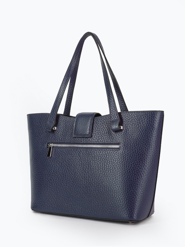 Классическая сумка-тоут трапециевидной формы из плотной кожи