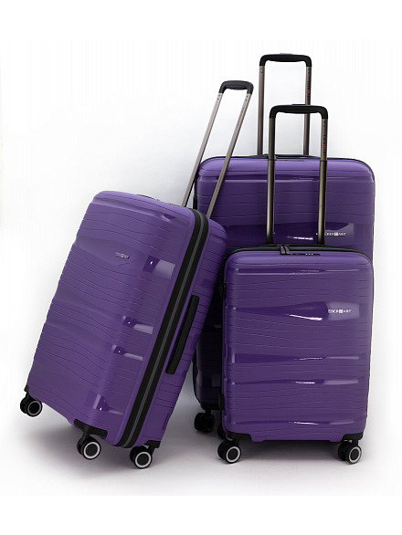 Фото Средний чемодан на двойных колесах коллекции Flash Чемоданы