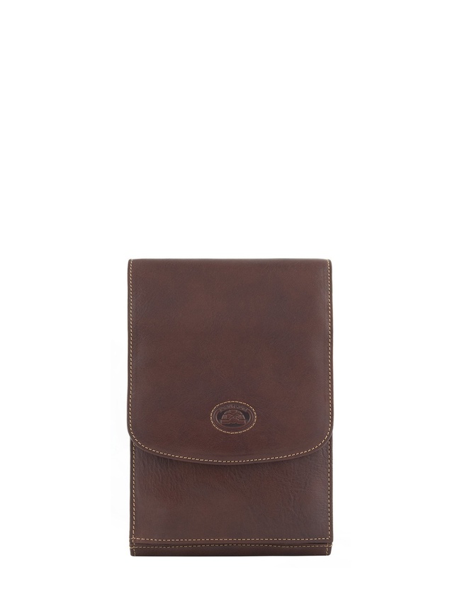 Небольшая сумка планшет через плечо из кожи 