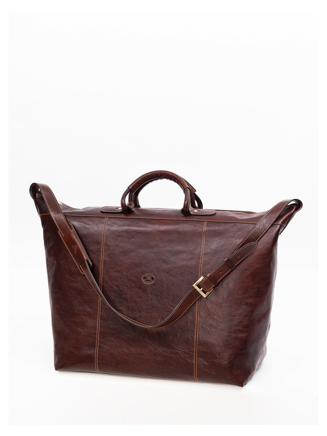 Большая дорожная сумка из премиальной кожи «Italico-Tuscania»