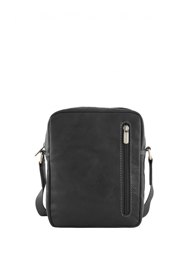 Небольшая мужская сумка через плечо из кожи коллекции 