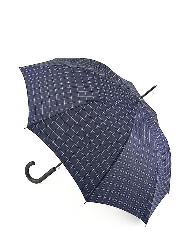 Мужской прогулочный зонт-трость в клетку из коллекции 