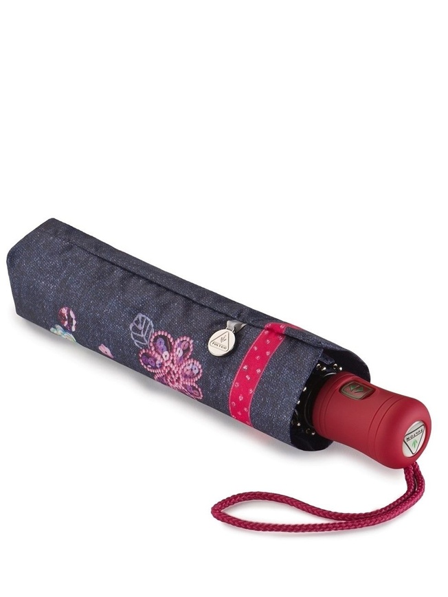 Женский зонт-автомат кошки с бисером 