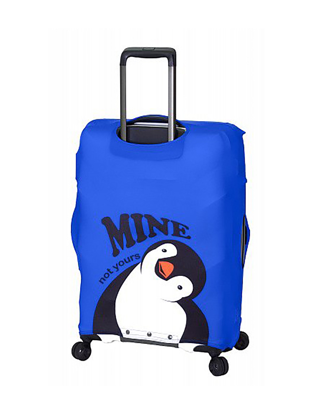 Изображение Чехол для среднего чемодана Penguin Dark Blue Eberhart EBH527-M Фото Чехол для среднего чемодана Penguin Dark Blue Чехлы для чемоданов
