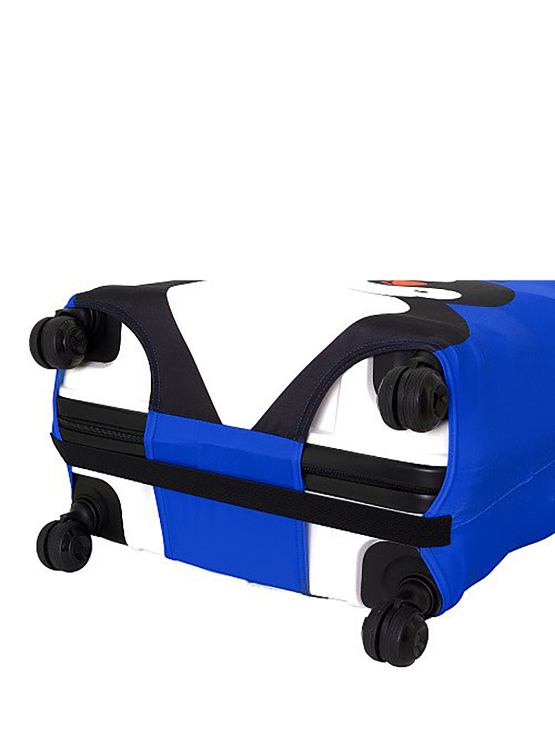 Изображение Чехол для среднего чемодана Penguin Dark Blue Eberhart EBH527-M Фото Чехол для среднего чемодана Penguin Dark Blue Чехлы для чемоданов
