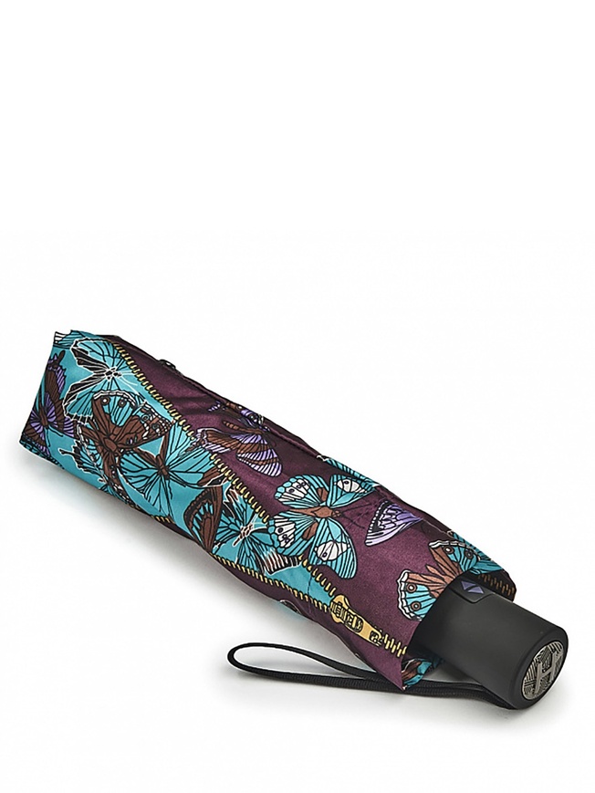 Женский зонт-автомат летние бабочки 
