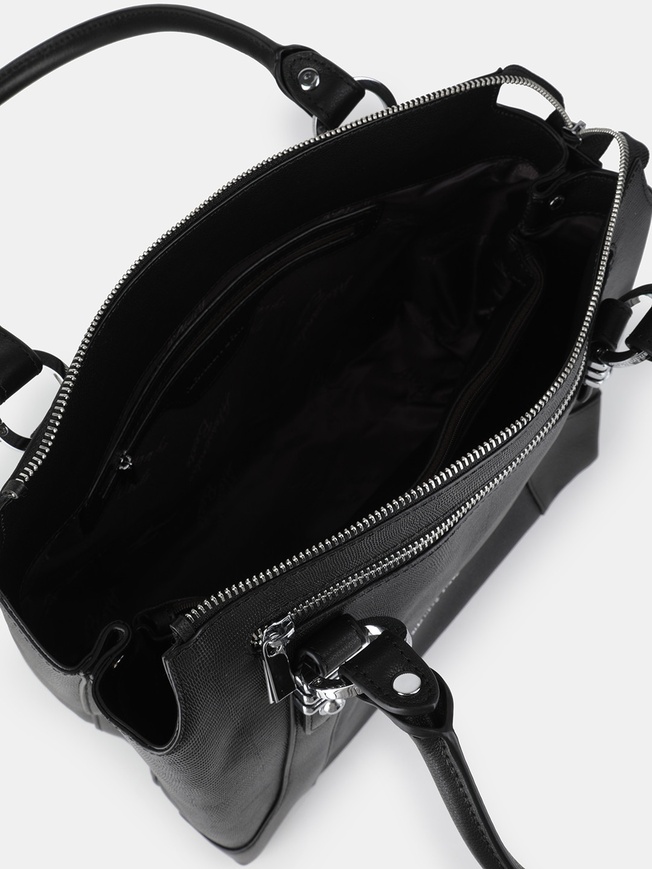 Сумка-тоут из натуральной кожи под рептилию