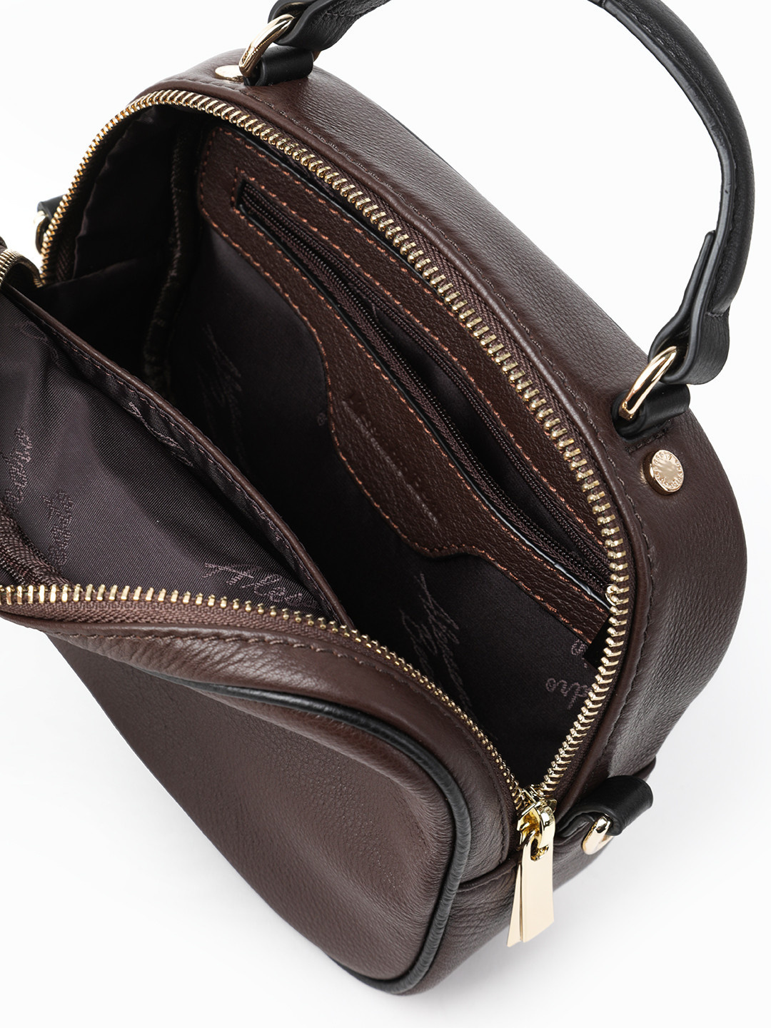 Фото Женская сумочка-боулер из мягкой кожи Классические сумки