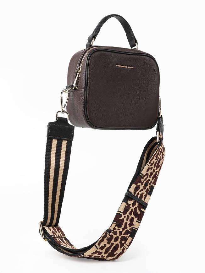 Женская сумочка-боулер из мягкой кожи