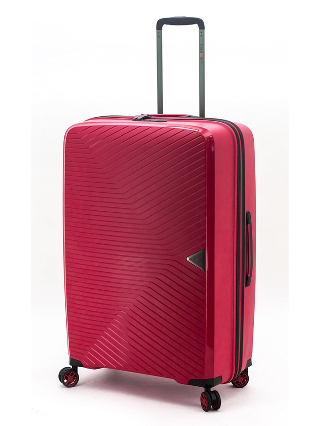 Большой чемодан на двойных колесах серии Delight