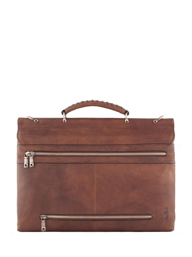 Мужской портфель-сумка из премиальной кожи коллекции 