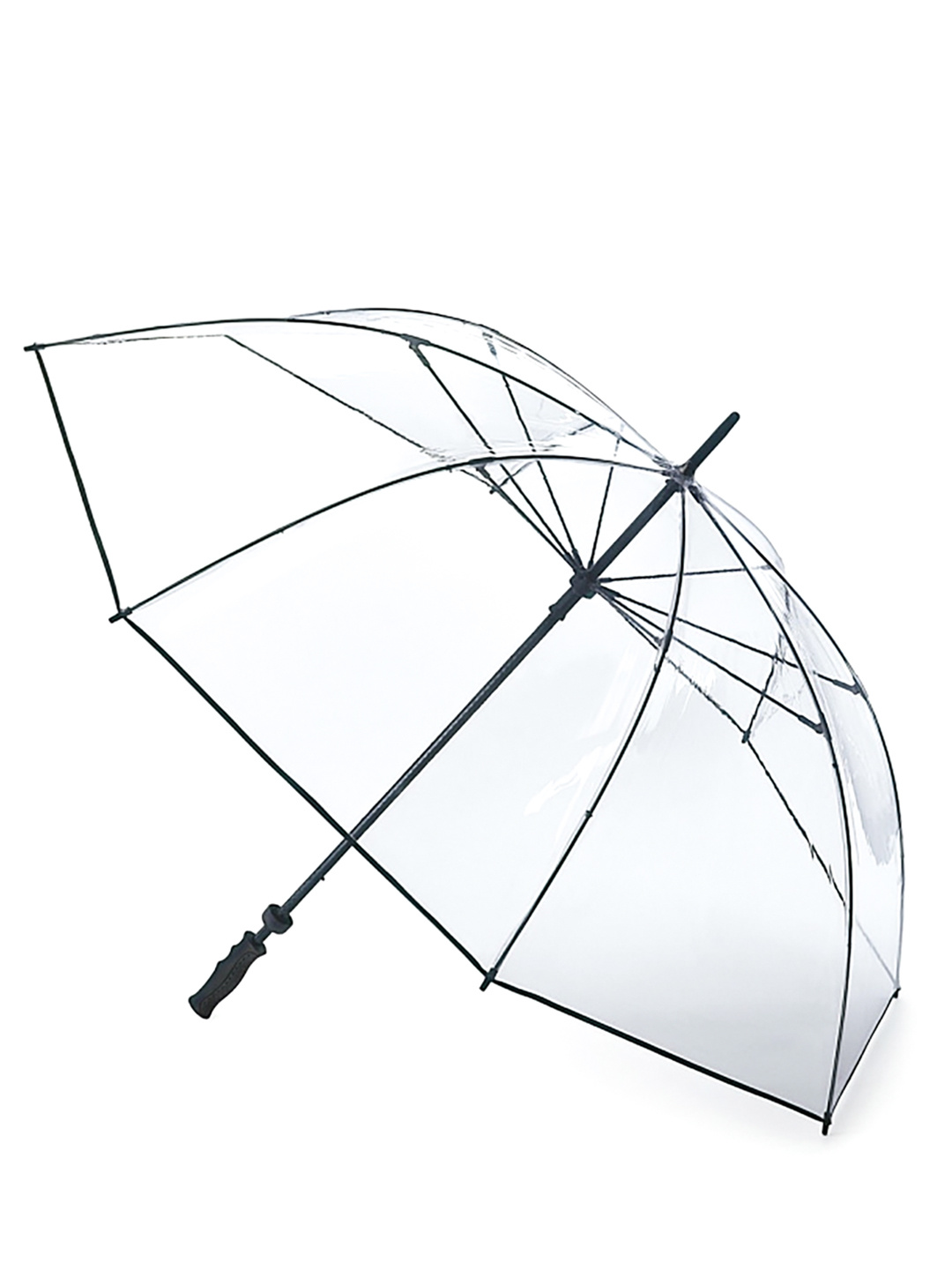 Фото Большой мужской зонт-гольфер с прозрачным куполом из коллекции 
