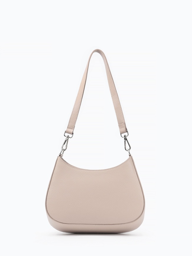 Женская сумка хобо среднего размера из натуральной кожи