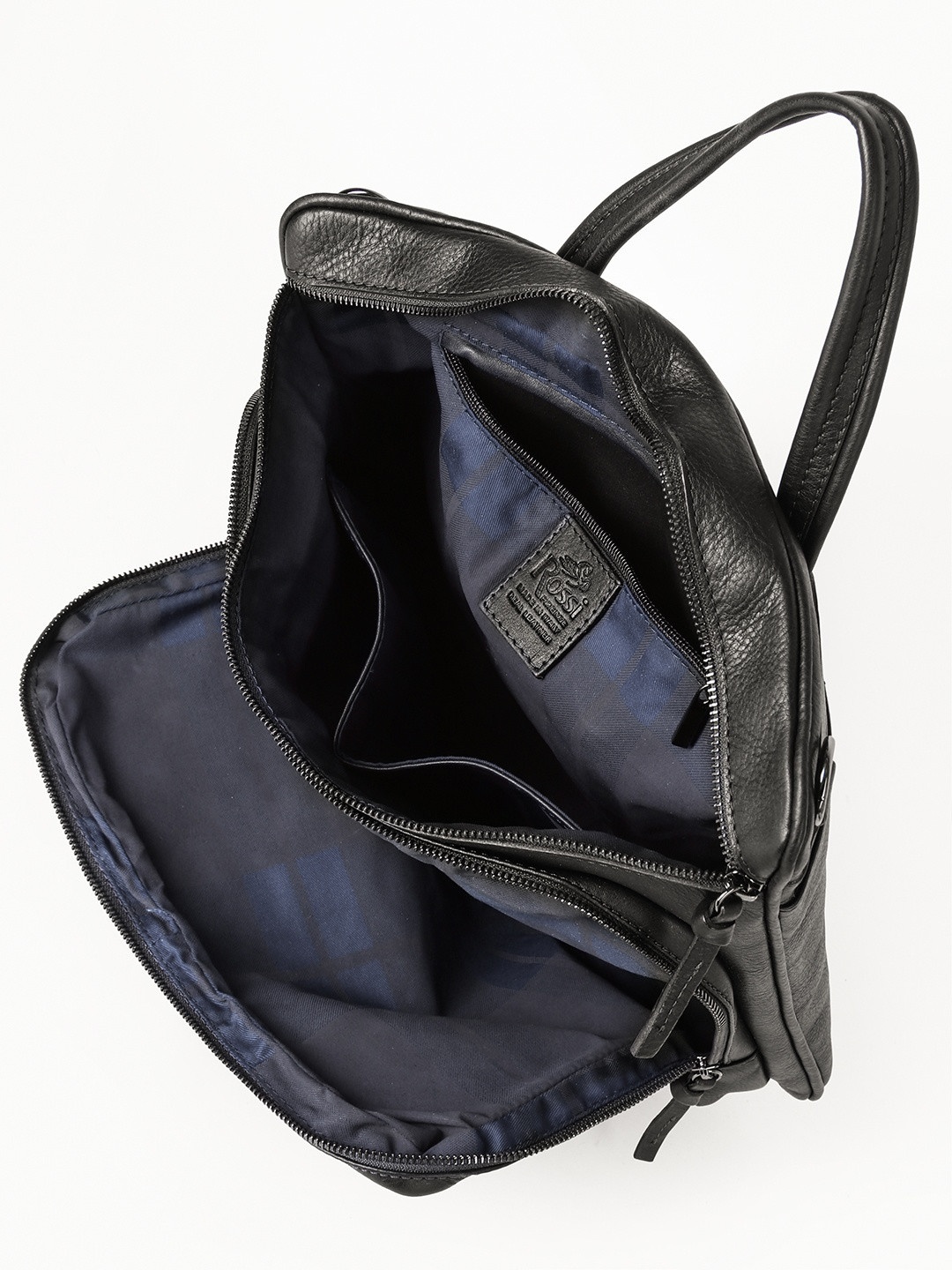 Фото Мужская сумка для документов из мягкой кожи черного цвета Деловые сумки (А4)