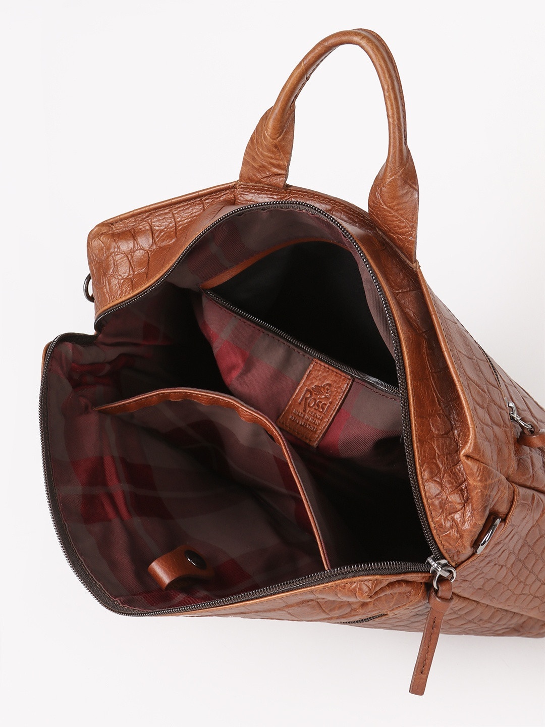 Фото Стильная мужская сумка для документов из кожи под крокодила Деловые сумки (А4)