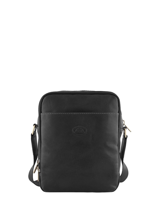 Небольшая мужская сумка через плечо из кожи коллекции 