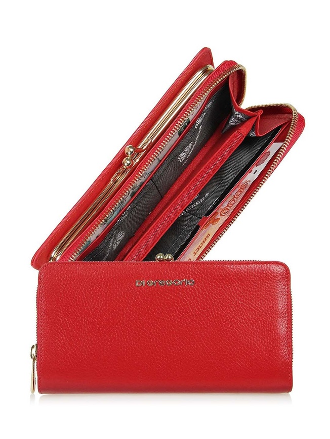 Женский кошелек с двумя автономными отделениями