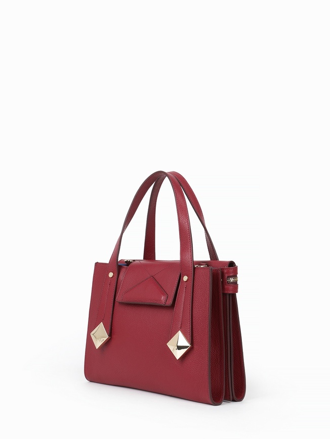 Женская сумка среднего размера из натуральной кожи