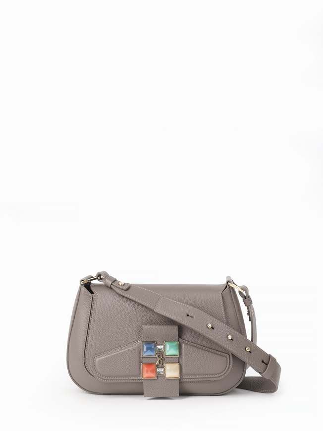 Элегантная женская сумка-кросс со стразами Swarovski