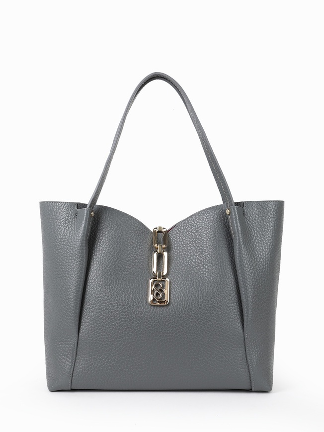 Элегантная женская сумка-тоут из плотной кожи