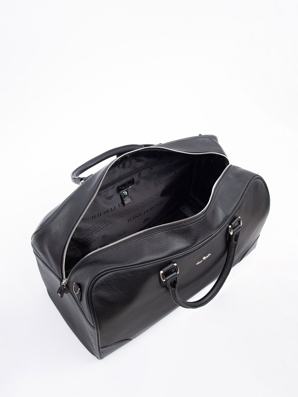 Фото Дорожная сумка из фактурной кожи «Contatto» Дорожные сумки