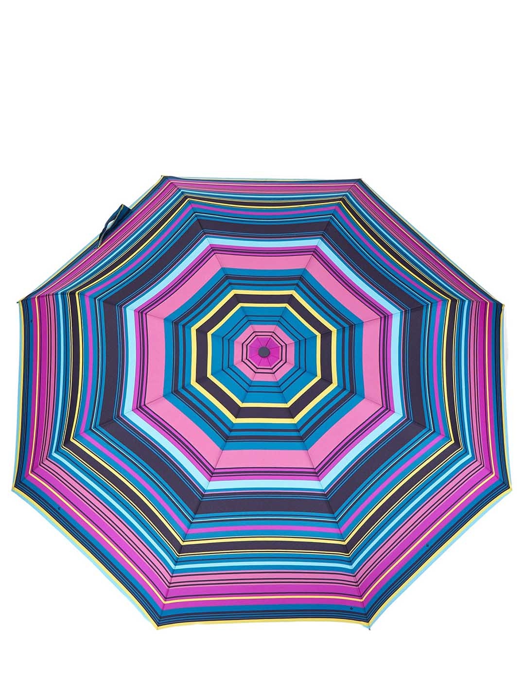 Фото Женский зонт-автомат цветная полоска 