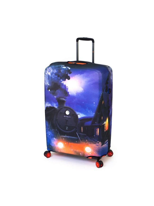 Чехол для большого чемодана Steam Train