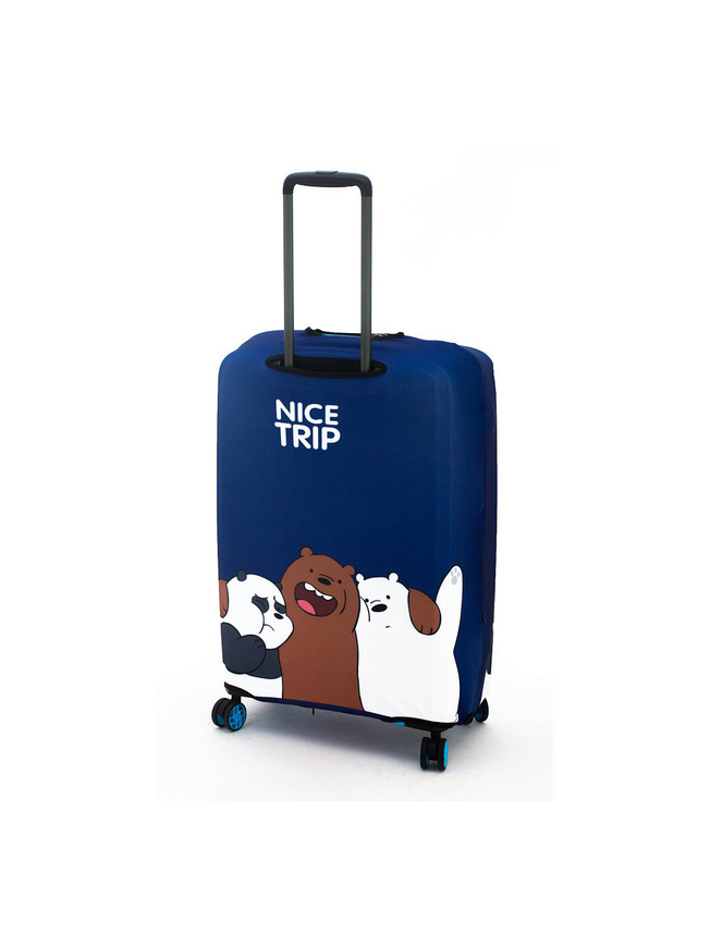 Чехол для среднего чемодана in DARK BLUE Nice Trip