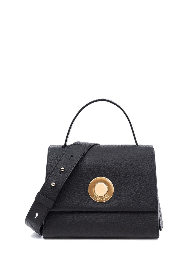 Компактный женский мини-сэтчел из мягкой кожи премиального качества